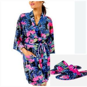 Lilly Pulitzer Elaine Velour Robe